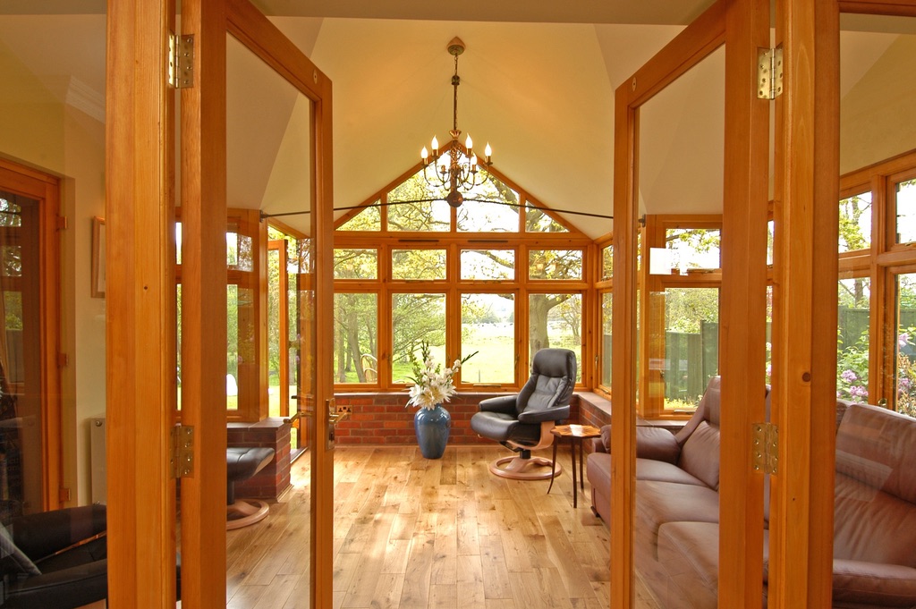 Garden room interior