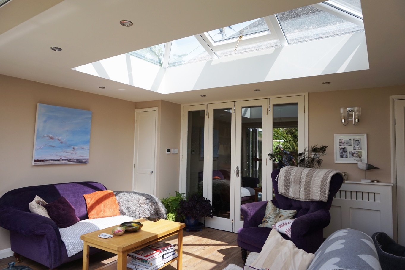 Interior photo of the Conservatory to Orangery transformation