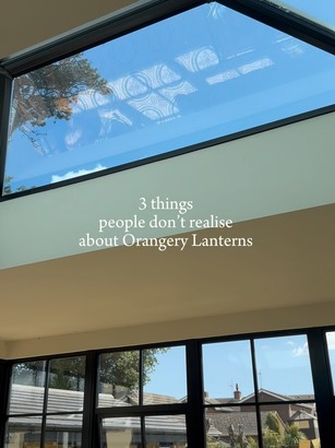 An orangery lantern offers more ...